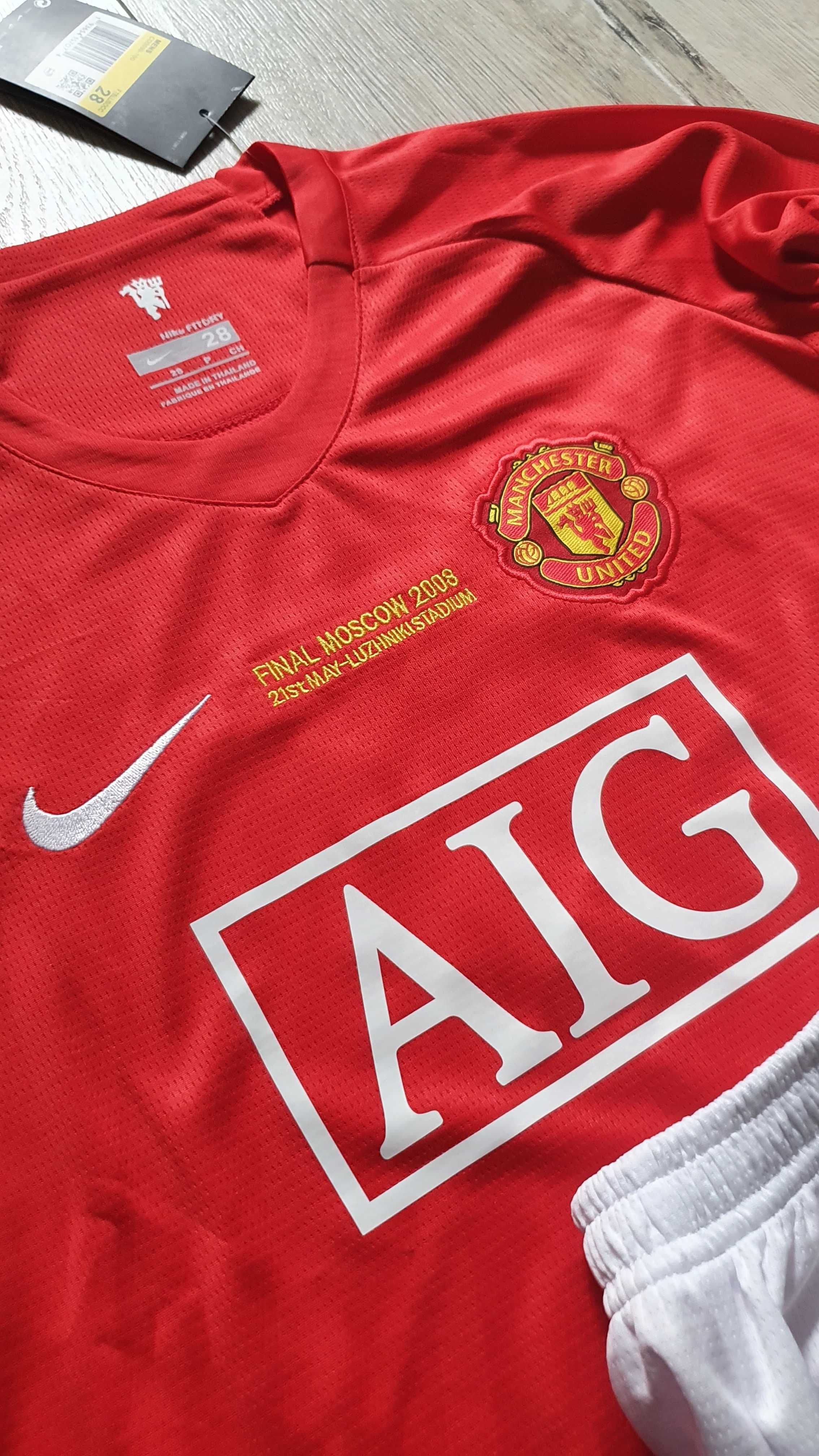 Komplet Dziecięcy Manchester United 2007/08, Ronaldo 7, Długi Rękaw