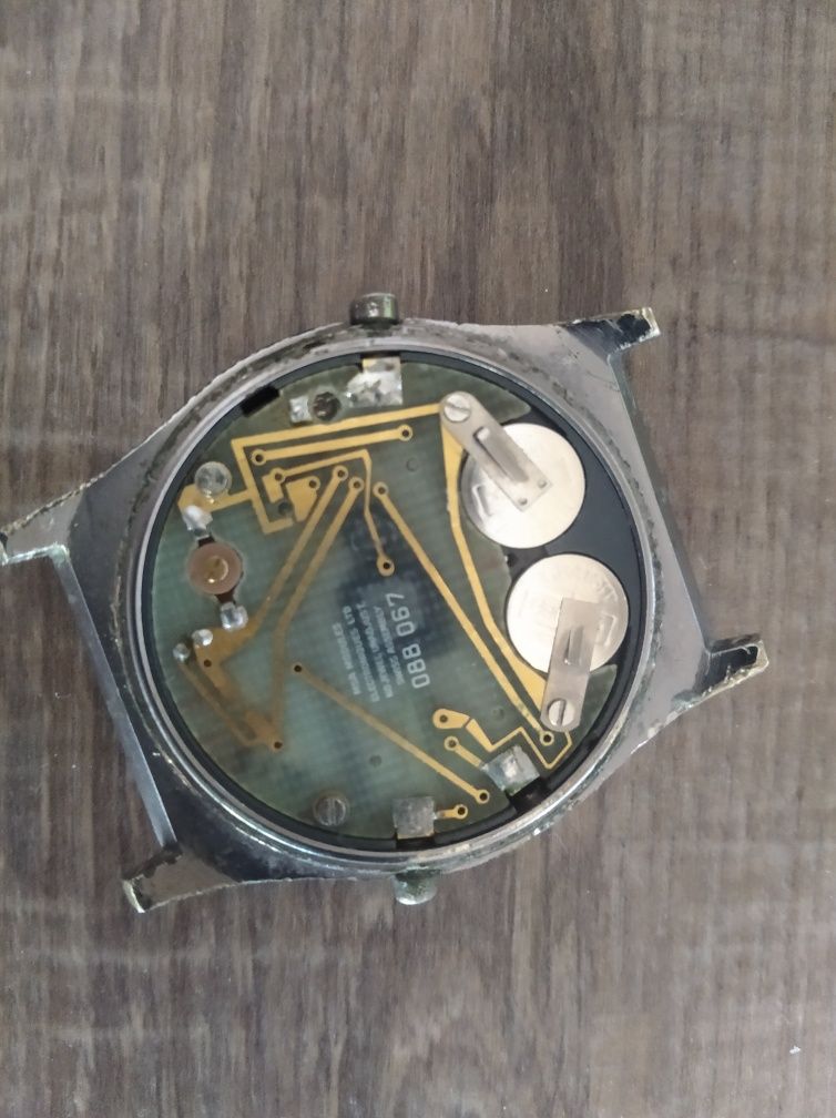 Roamer LCD rarytas kolekcjonerski męski zegarek Swiss Made