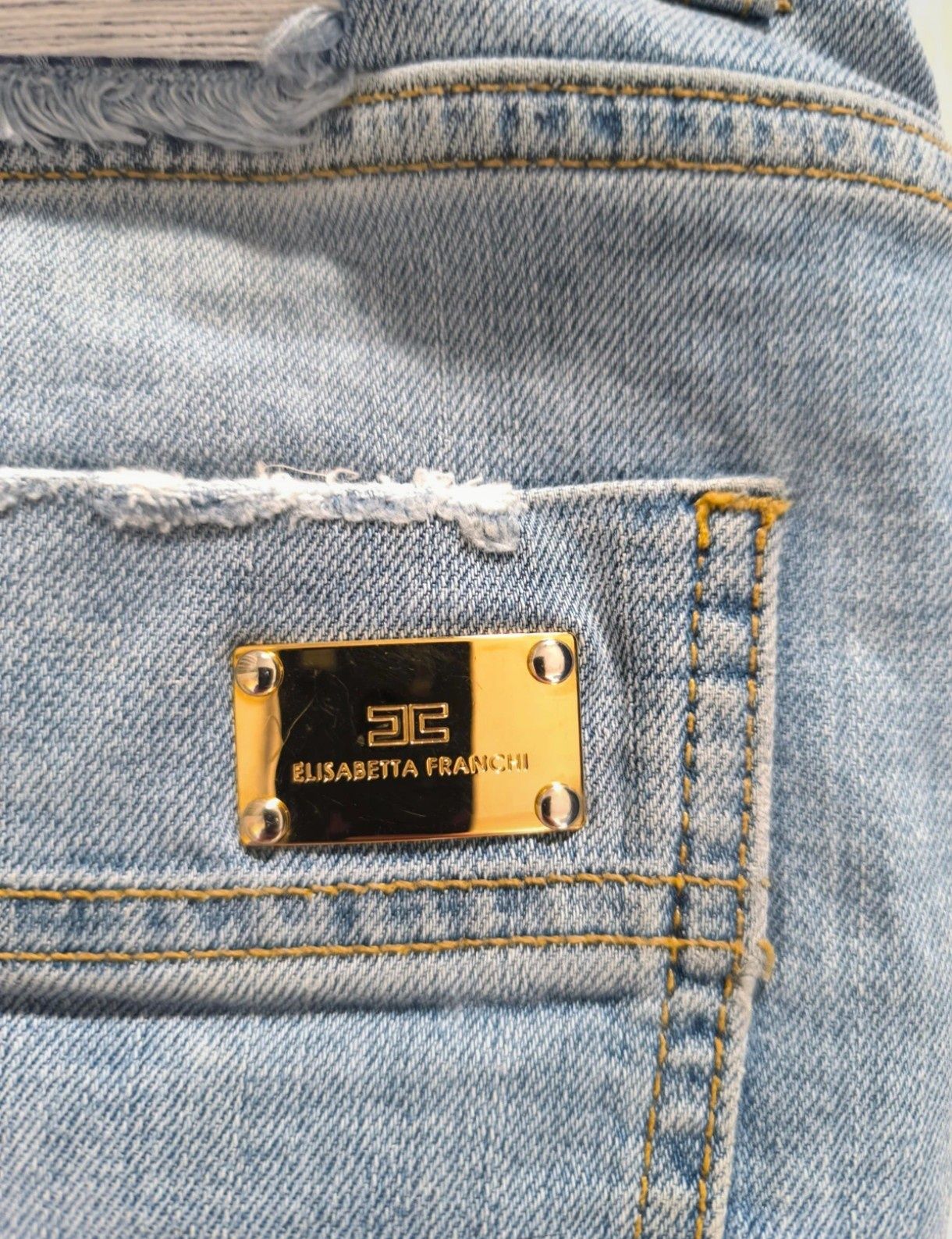 Szorty jeansowe Elisabetta Franchi r. 28 - 36/38