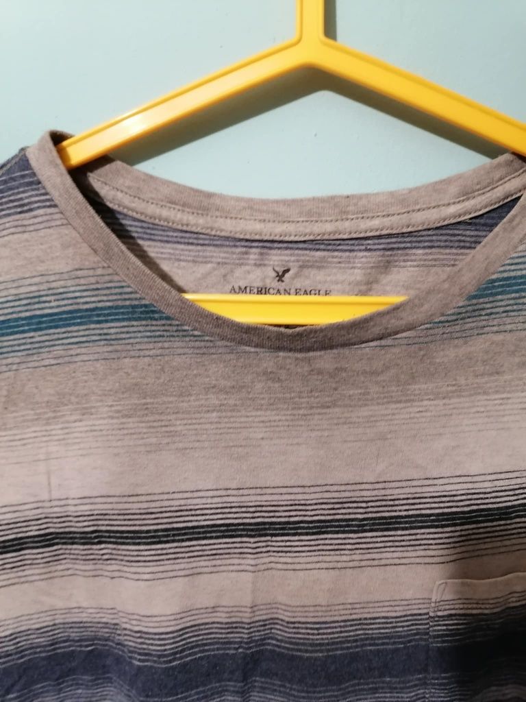 Koszulka męska w paski rozmiar xl