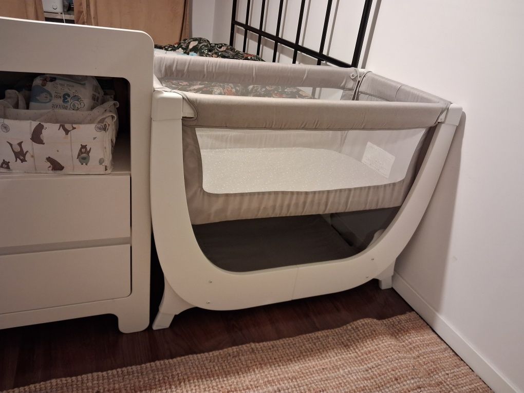Łóżeczko dostawka Shnuggle Air Bedside Crib