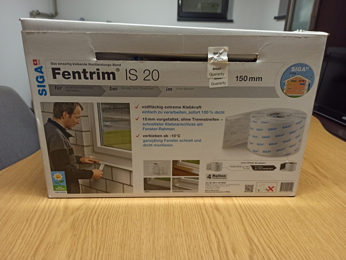 Siga Fentrim Is 20 ciepły montaż okien 150mm