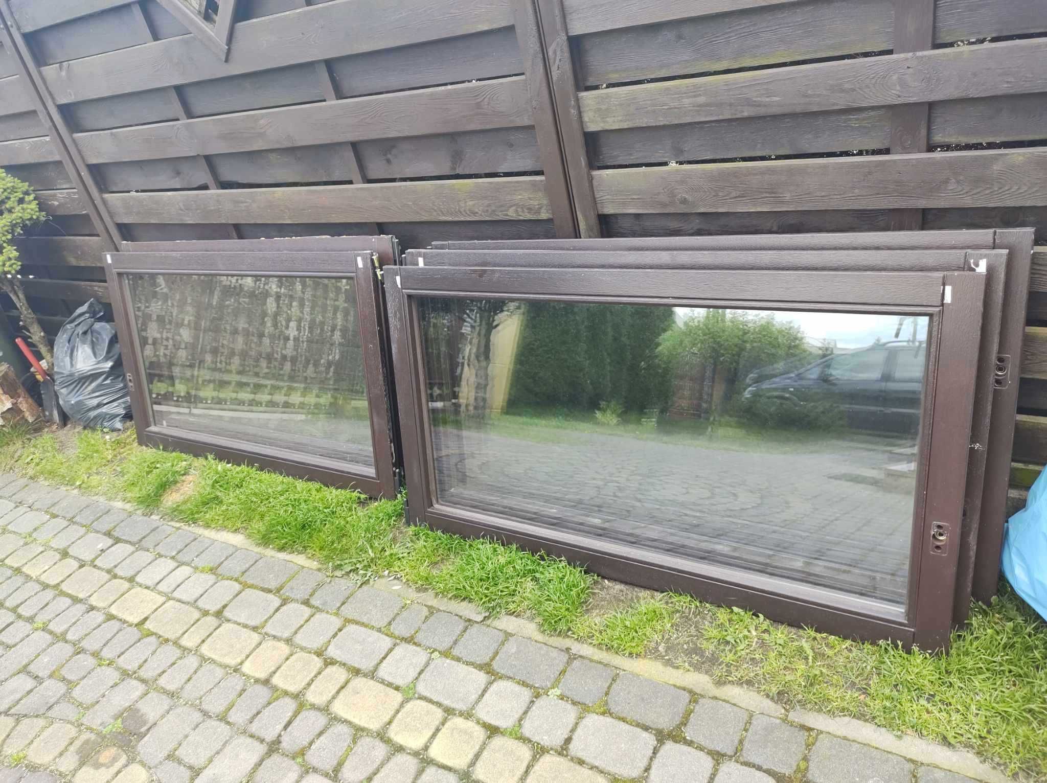Okno drewniane 140x77,5 cm bez ramy