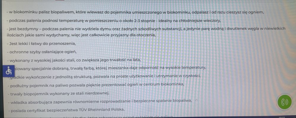 Biokominek do mieszkan i na zewnatrz
