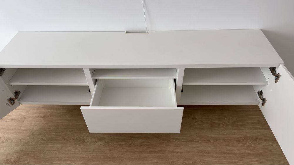 Móvel TV branco BESTÅ IKEA