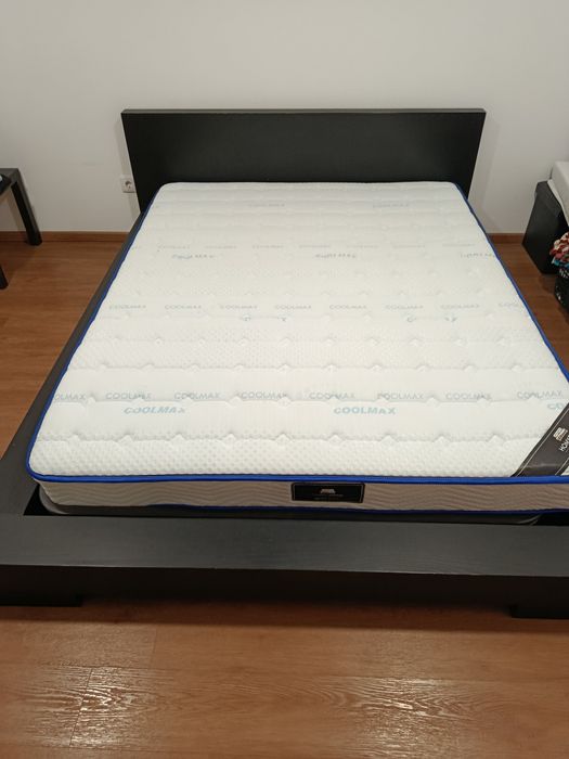 Cama casal + colchão NOVO
