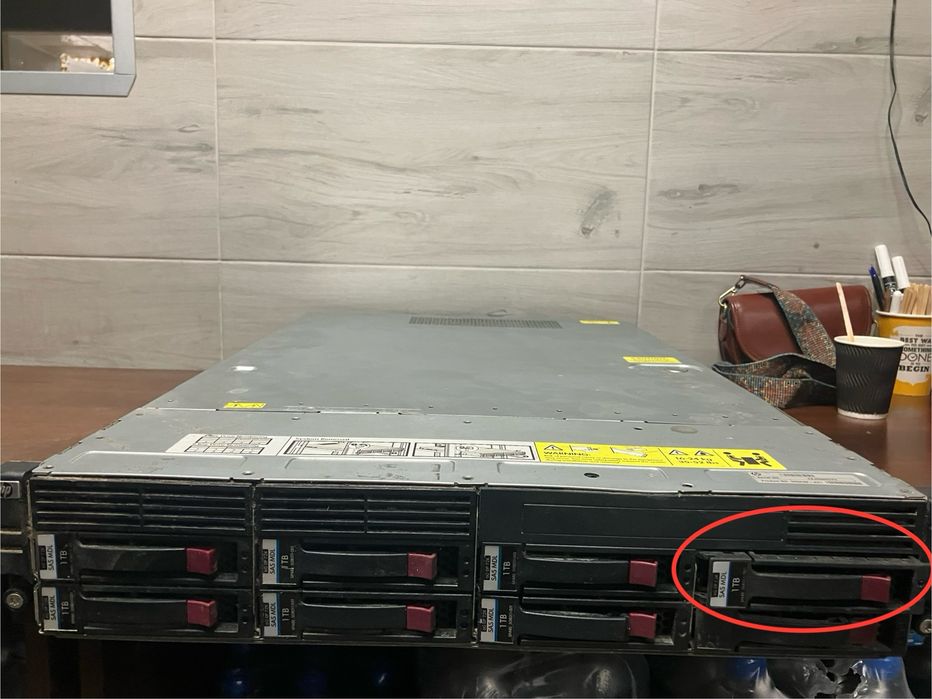 Сервер НР Proliant DL180G6 2хЕ5620\32Gb\P410\7x1Tb