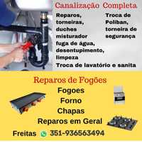 Canalizador e reparos em geral