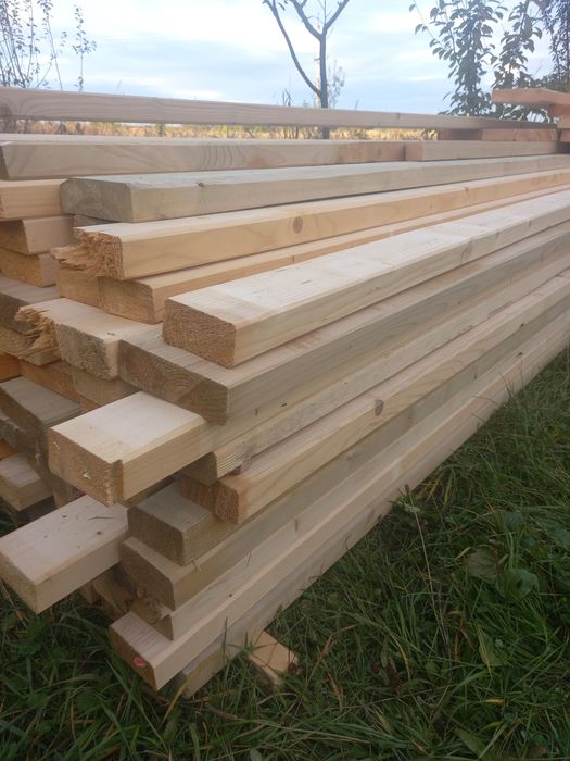 Пиломатеріали, брус сухий калібрований