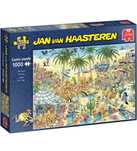 Comic Puzzle Jan Van Haasteren feito e em moldura Oasis