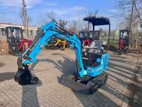 KINGWAY Minikoparka ECO5RS 1000kg +3 ŁYŻKI, Ramie Skrętne, NIEZAWODNA