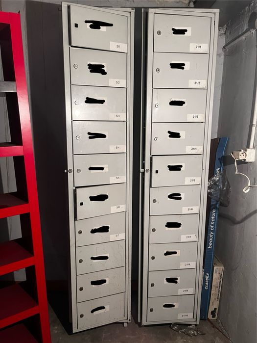 2 Szafki firmowe, BHP