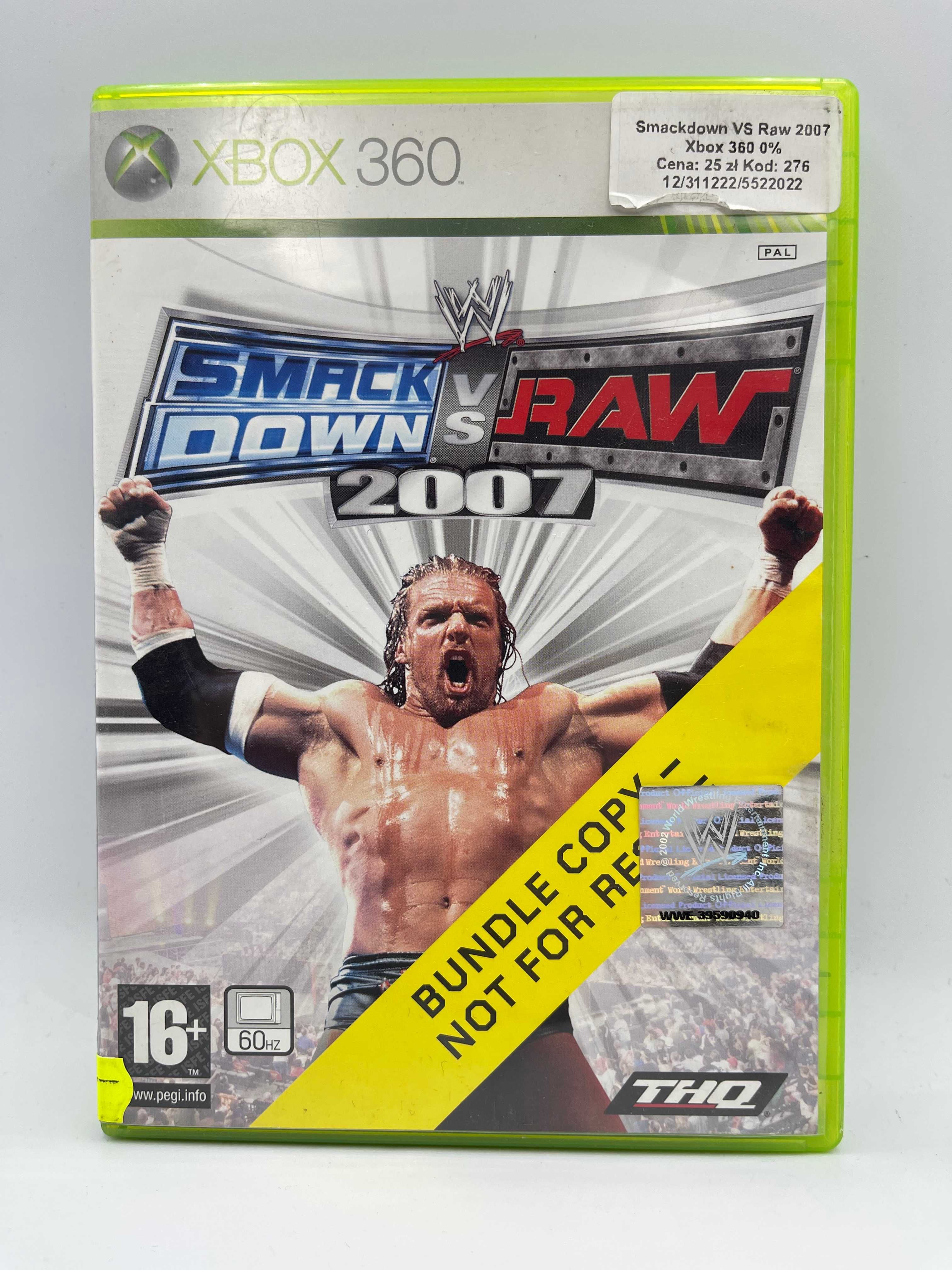 Smackdown vs Raw 2007 Xbox 360