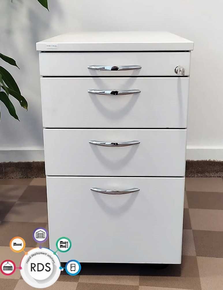 Kontener pod biurko kontenerek z szufladami szafka zamykana na klucz