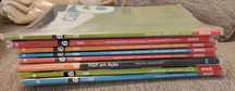 Livros escolares manuais e cadernos de atividades 6° ano