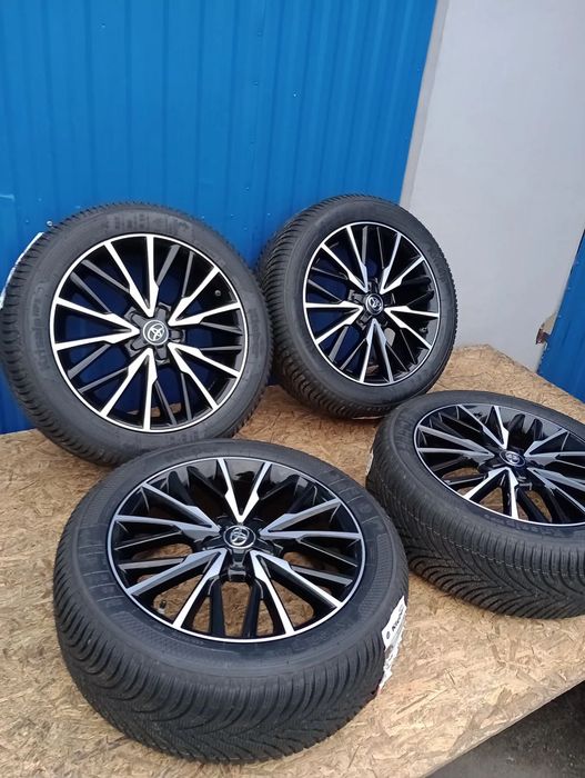 KOŁA ZIMOWE ALUMINIOWE TOYOTA C-HR 5x114 R18 7J ET50 TPMS 225/50 R18 99H KLEBER KRISALP HP3