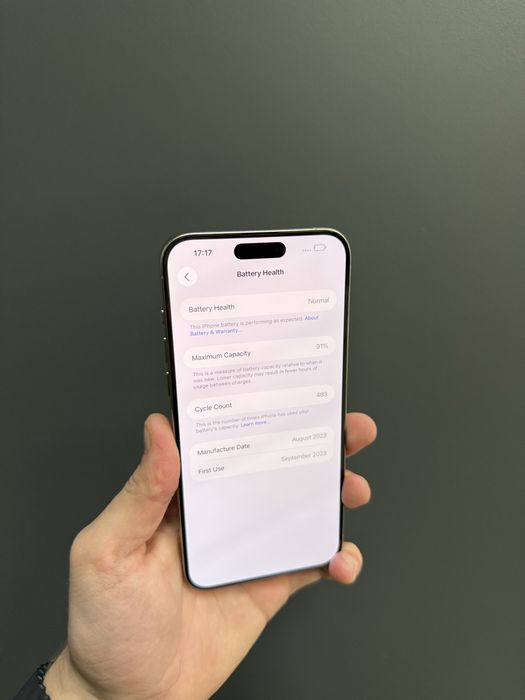 Б/у iPhone 15 Pro Max 256Gb Natural