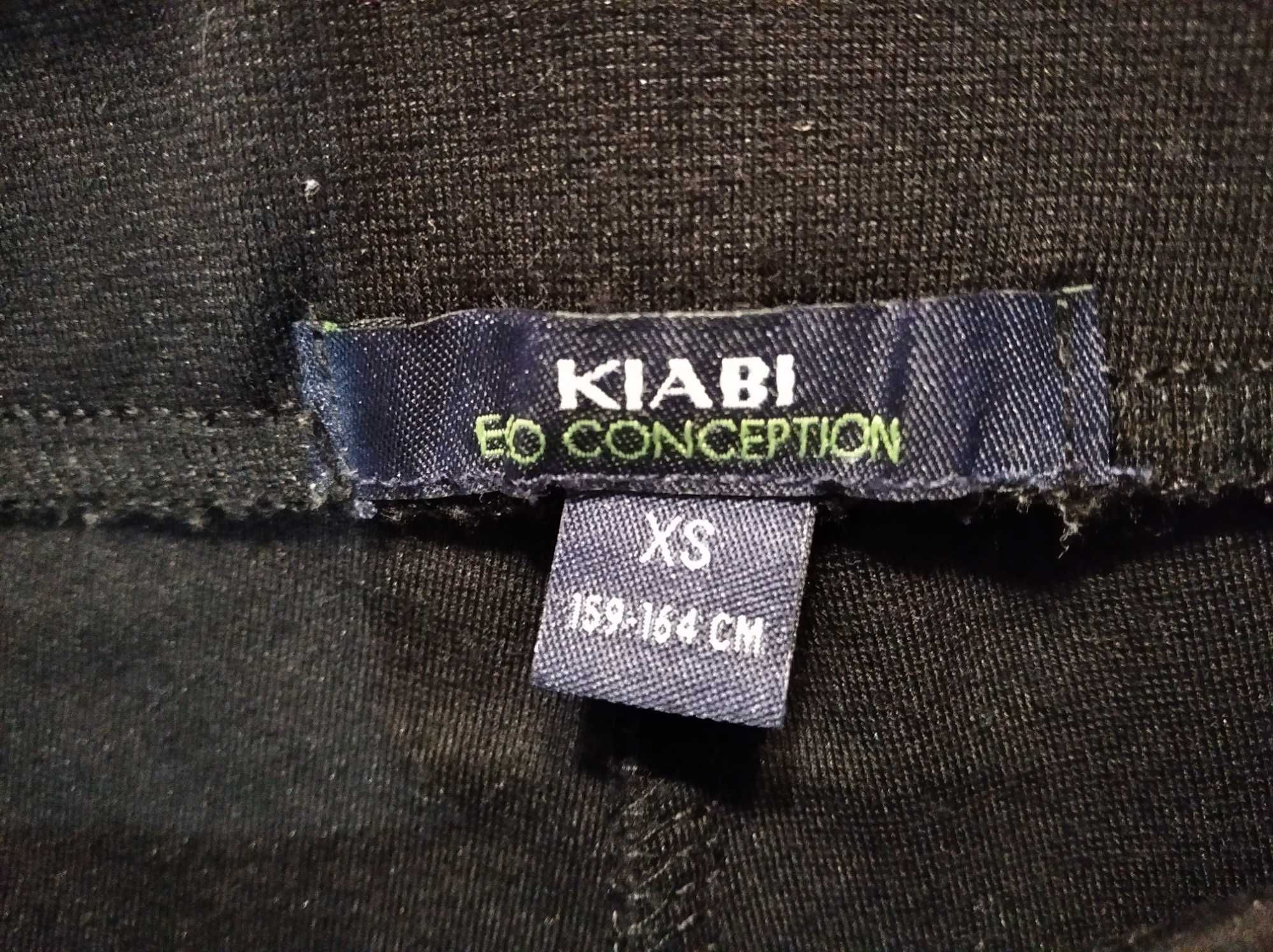 Плотные черные леггинсы фирмы Kiabi, размер XS, 159-164 см