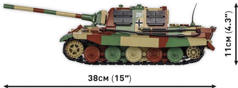 Klocki cobi 2580 czołg Jagdtiger