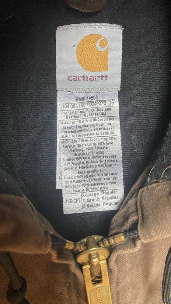 Carhartt Оригінальна коричнева вінтажна куртка
