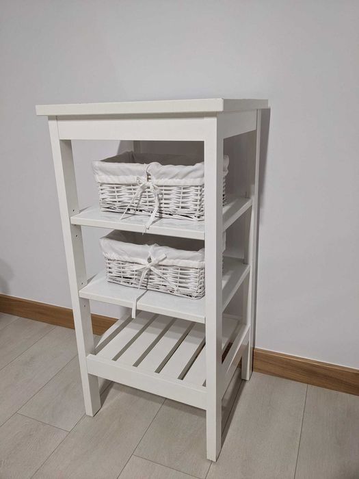 Szafka łazienkowa biała 42x37x84
