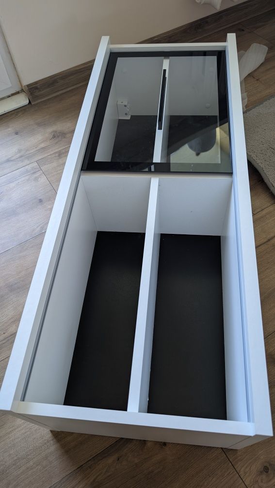 Nowa szafka z przesuwną szybą – 100×38×29 cm