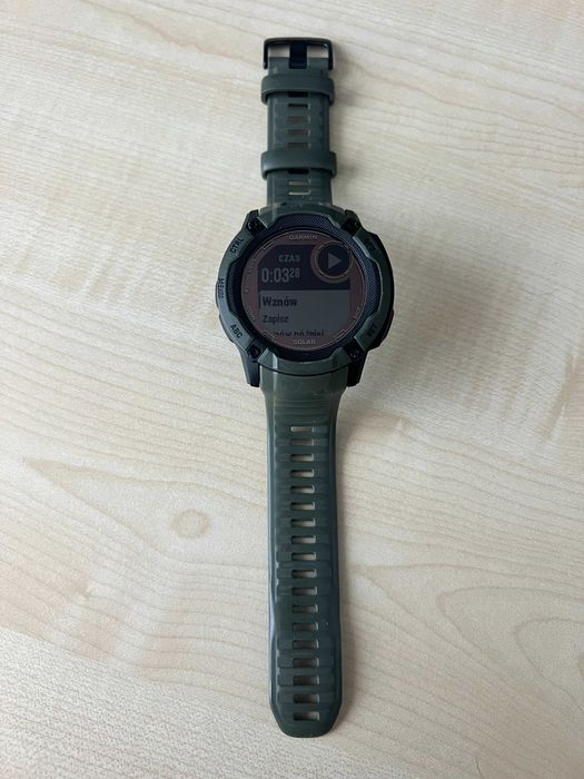 Garmin Instinct 2X Solar – świetny stan, komplet pudełko + kabel