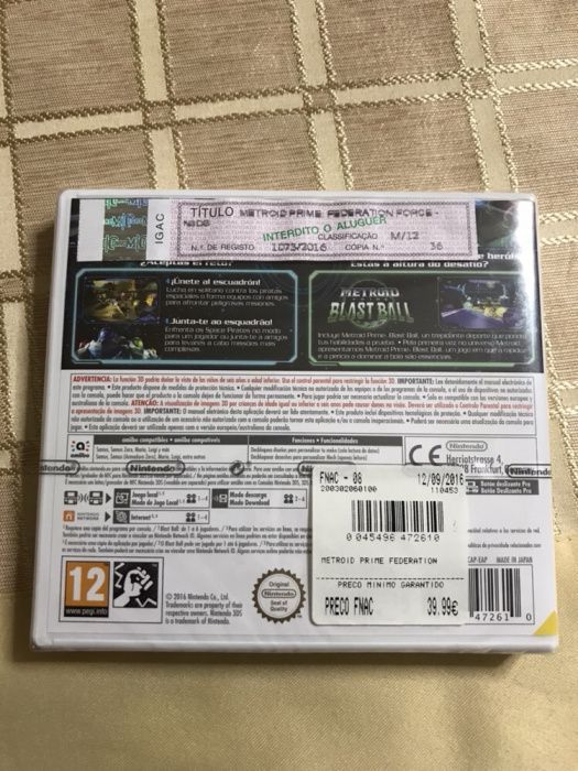 Metroid Prime Federation Force 3DS igac