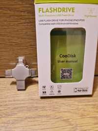 Dysk flash USB iPhone, iPad, kompatybilny z IOS Android Win  (512GB)