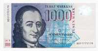 Banknot 1000 marek - Finlandia 1986