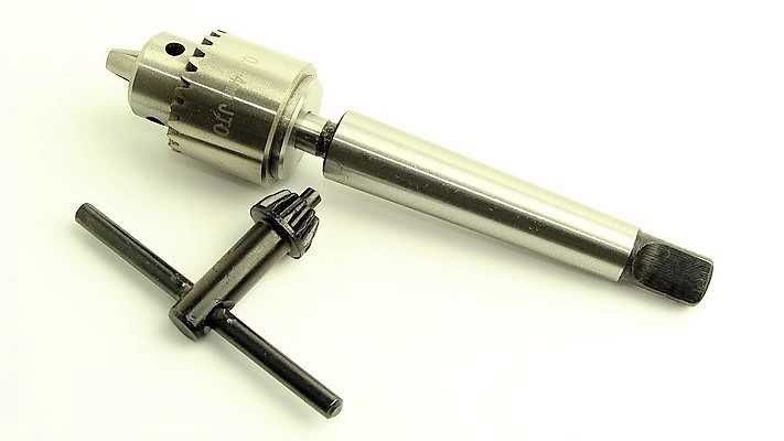 Uchwyt wiertarski precyzyjny B6 0,3 - 4mm + trzpień MK1