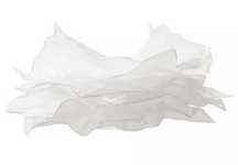 Klosz Ikea Krusning 43cm bialy papierowy