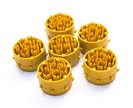 Wycieraczka gumowa 100x300cm 22mm DOMINO PLASTER MIODU ażurowa ażur