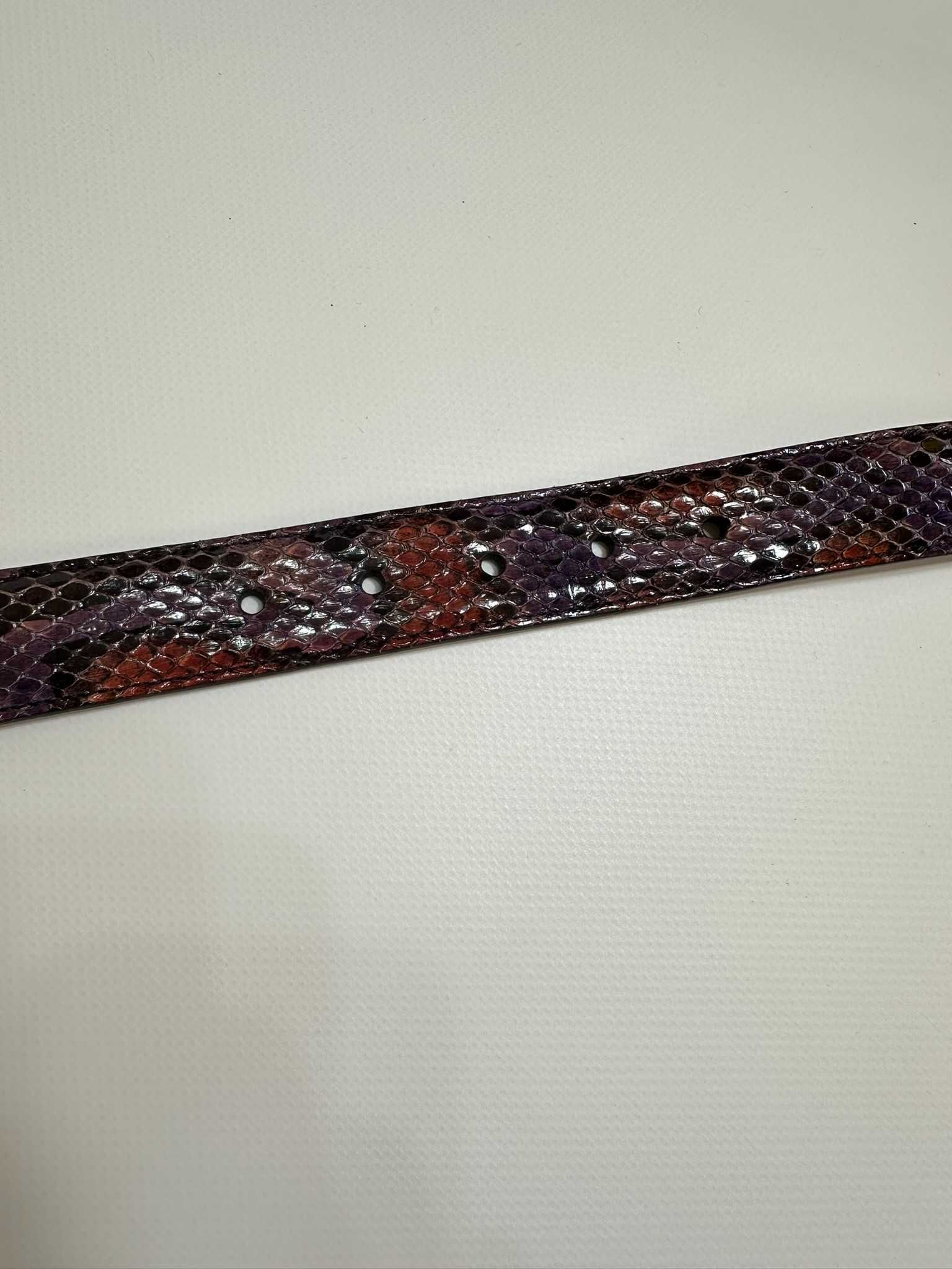 Oryginalny Pasek Gucci ze skóry węża