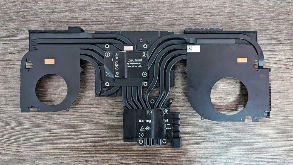 Радиатор охлаждения Clevo X170KMG X170SMG X7200 6-31-X17SN-104 XMG