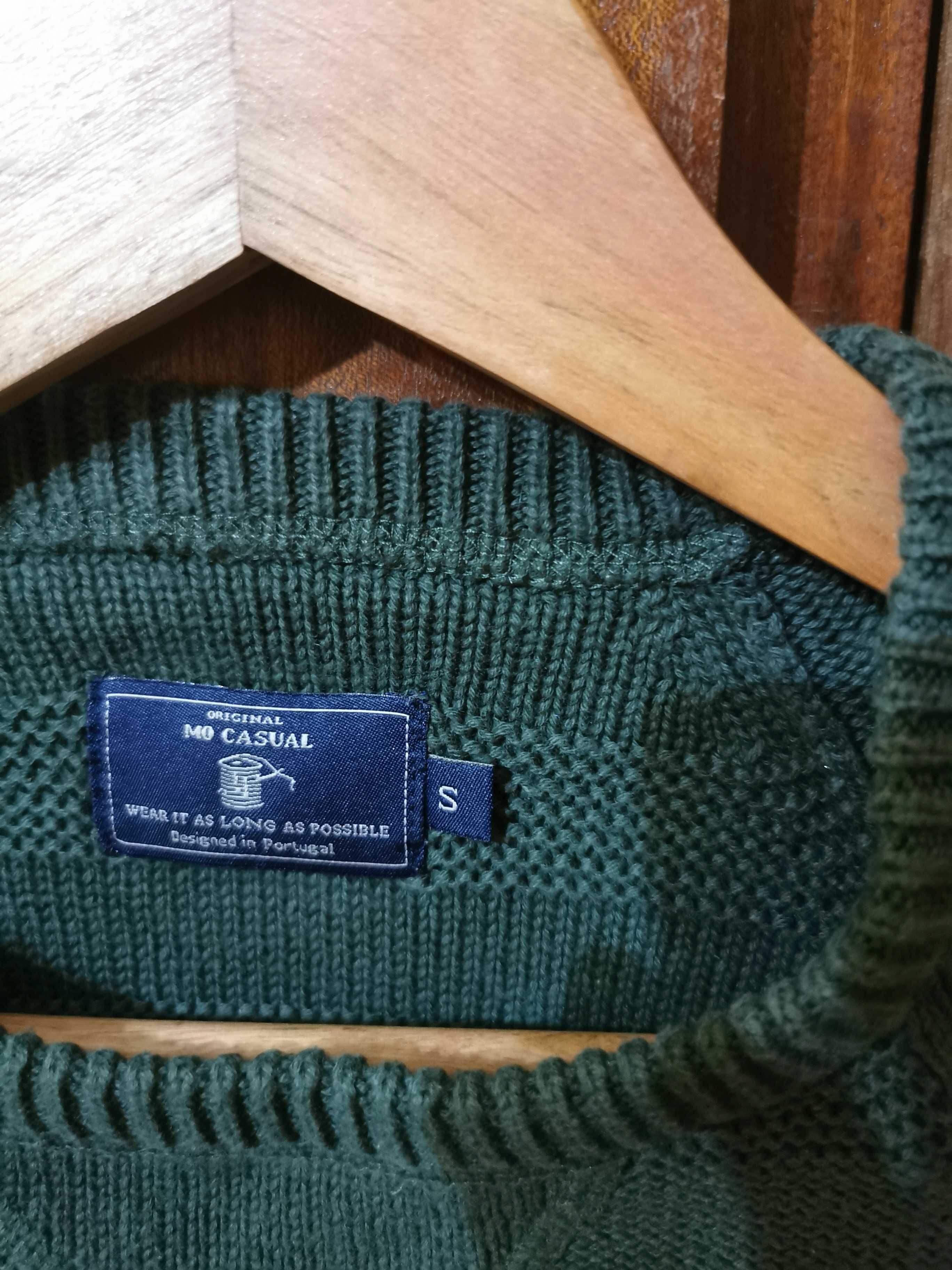 Camisola verde Modalfa homem