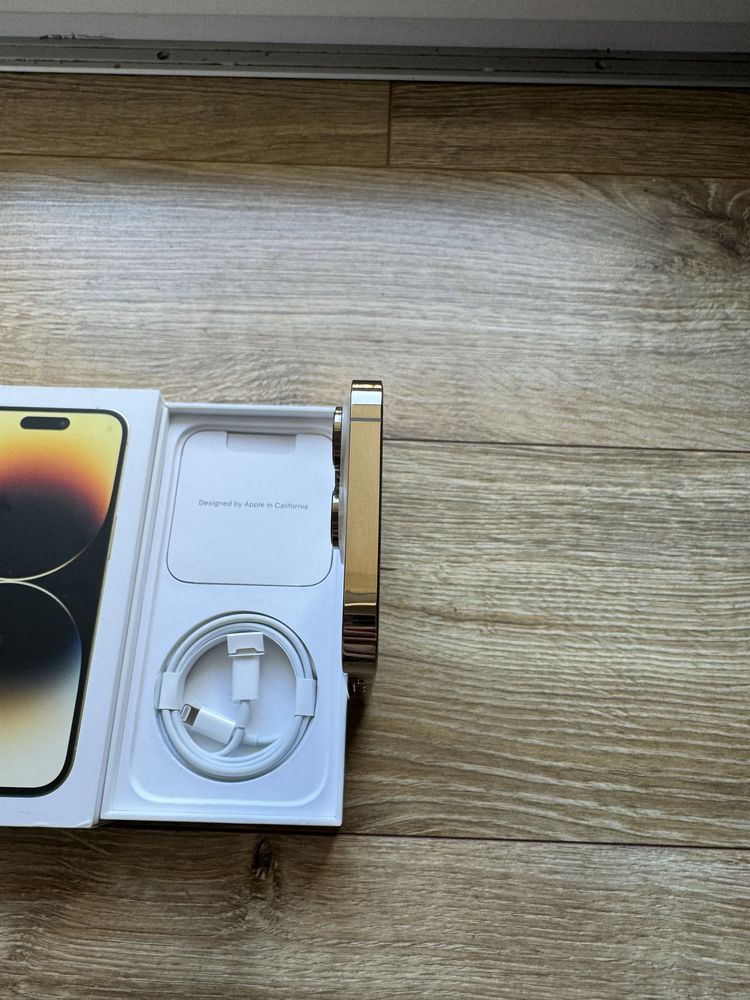 iPhone 14 Pro 128GB Złoty Gold Gwarancja Bateria 97% Jak Nowy