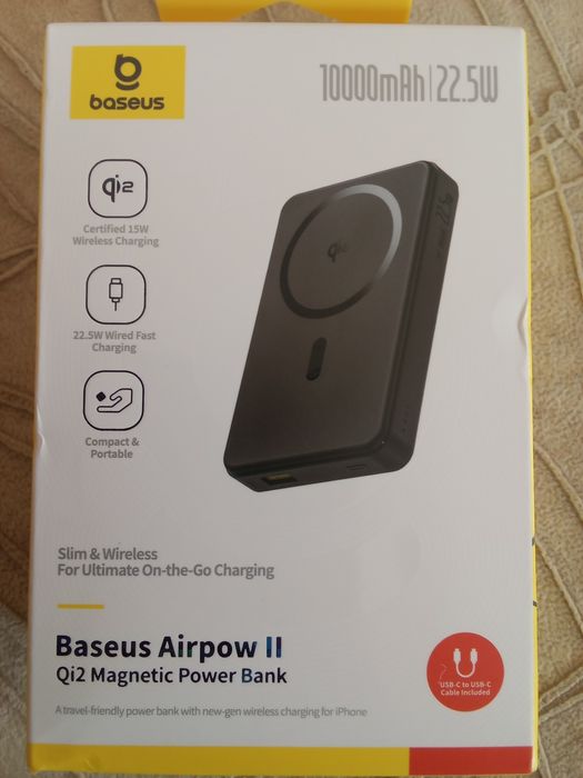 Baseus magnetic power bank 10000