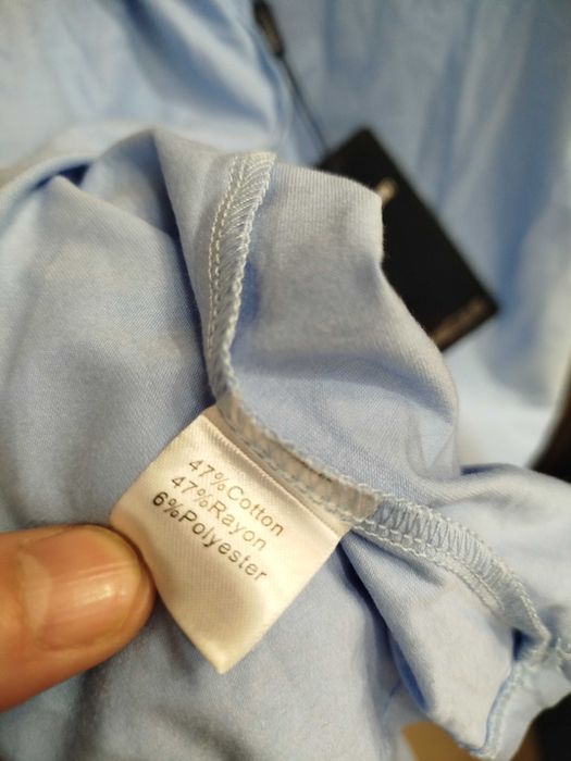 Jasnoniebieska damska koszulka / top na ramiączkach NONSAR – rozm. L