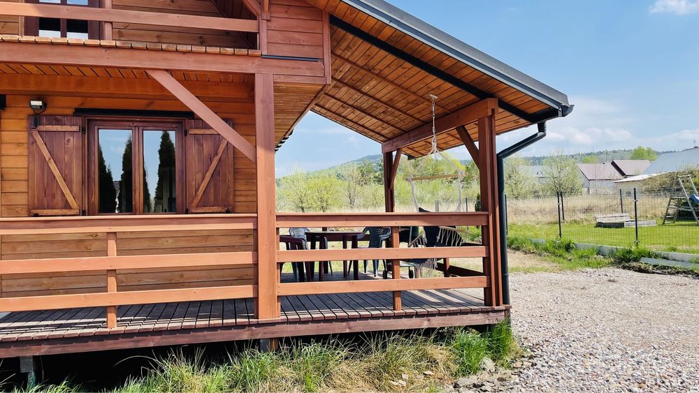 Domek góralski wypoczynkowy w centrum Gór Świętokrzyskich Jacuzzi/Saun