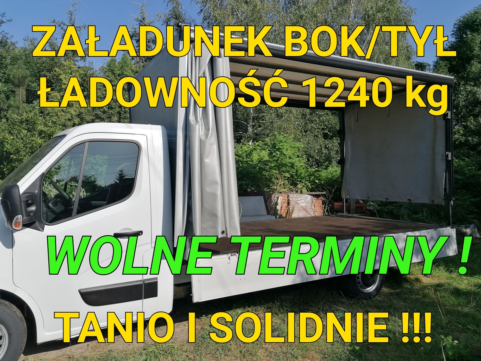 Przeprowadzki/WOLNE TERMINY/Transport-TANIO I SOLIDNIE-Atrak.CENY!!!