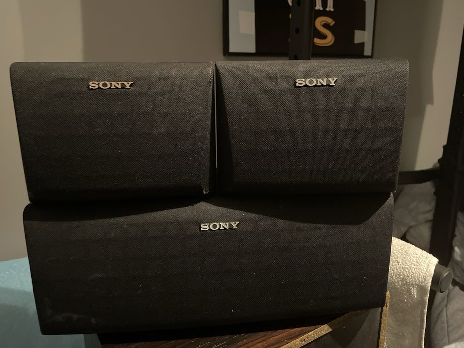 Sony 2xSR 120 + CN 120 zestaw kolumn 3‑elementowy