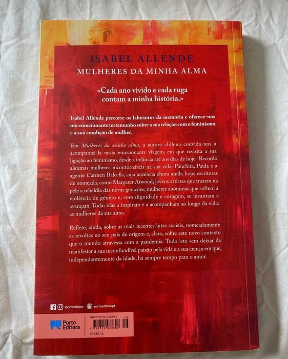 Isabel Allende Mulheres Minha Alma [Novo]