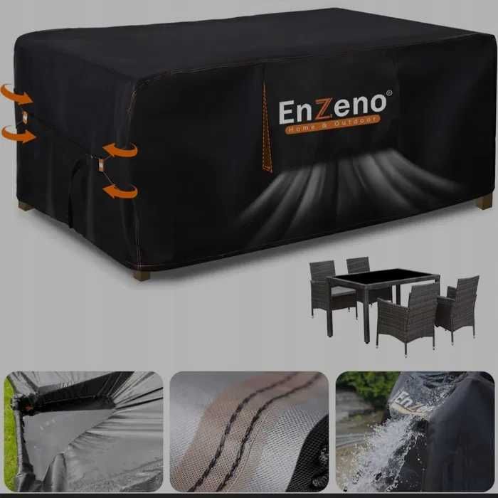 pokrowiec na meble ogrodowe rozmiar 150x150x74