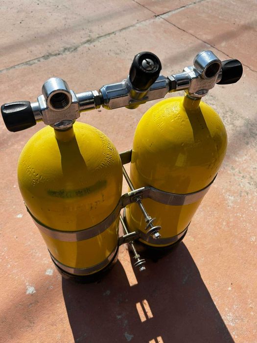 Butle na tlen do nurkowania 2x12l