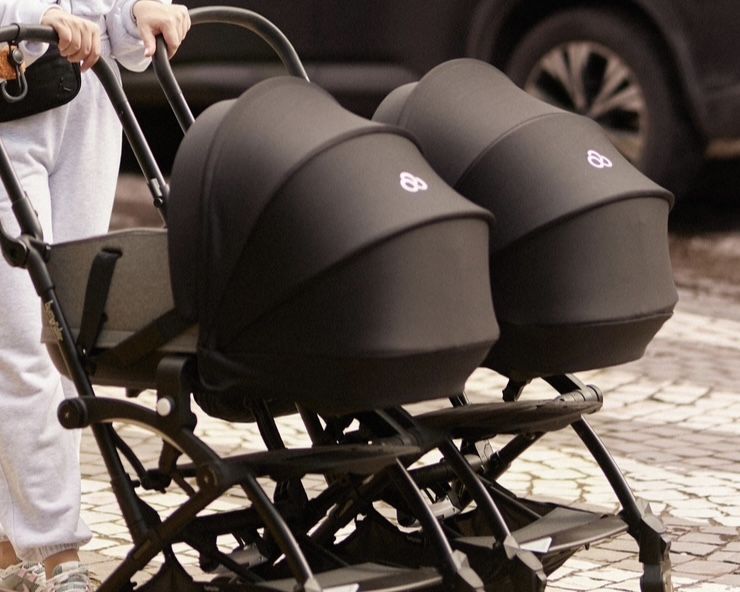 Люльки до коляски Bumprider connect 3 доя двійні