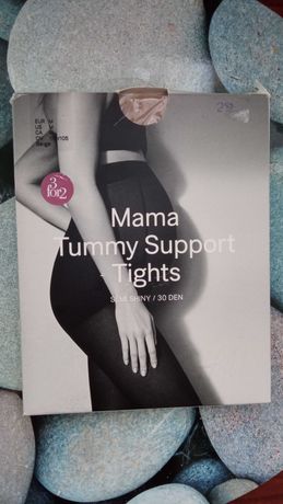 Rajstopy ciążowe H&M Mama Tumny Support NOWE M rajtuzy