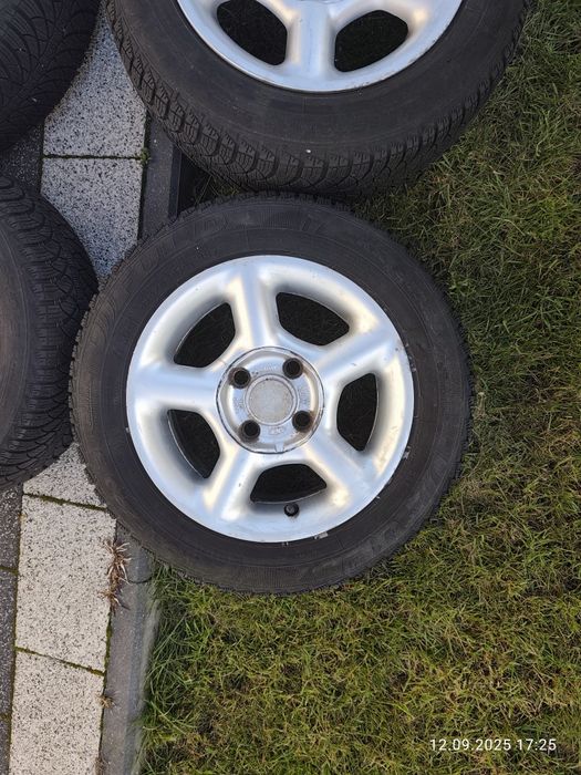 Koła Alu 14"Ford 4x108 Fiesta Ka Escort. + Opony zima Fulda 175/55 14