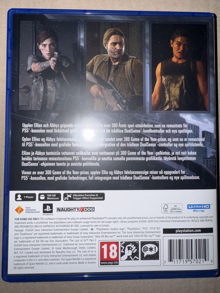 The Last Of Us Part 2 REMASTERED na PS5