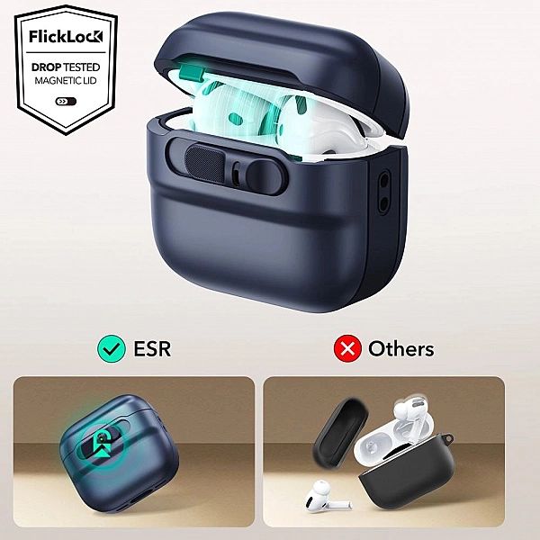 Esr Pulse Halolock Magsafe Apple Airpods 4 Blue